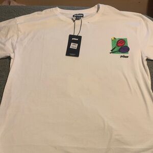 Prince Tennis Pickleball NWT White Tee with Colorful Graphic men’s XL